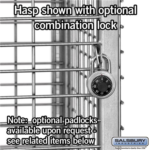 Salsbury 36" Wide Double Tier Bulk Storage Locker