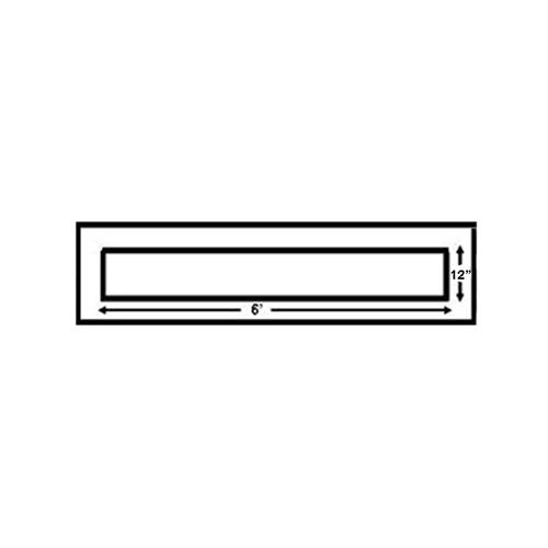 Newstripe 72 Inch Stop Bar 12 Inches Wide