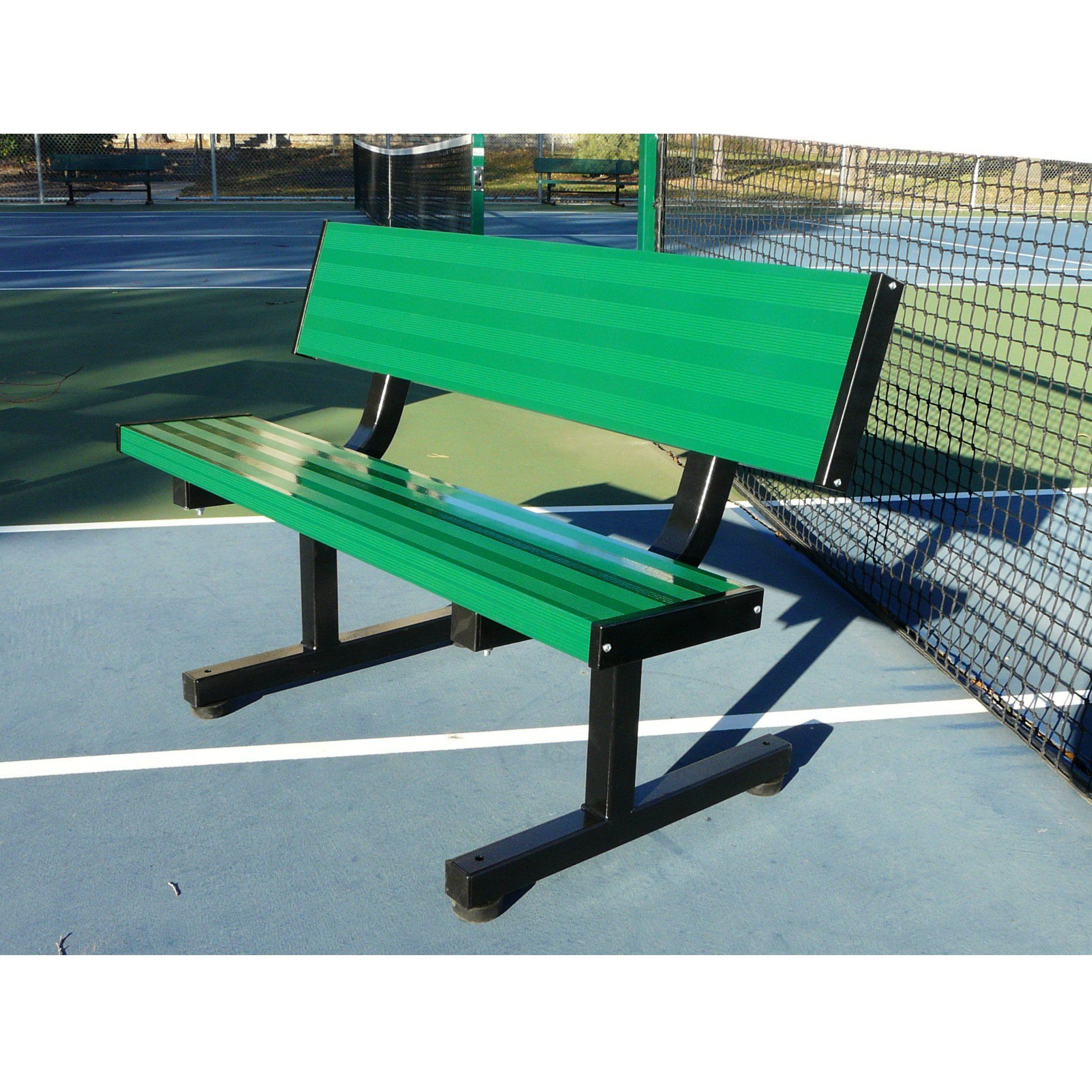Bison 4′ Tennis Player Bench - Pitch Pro Direct