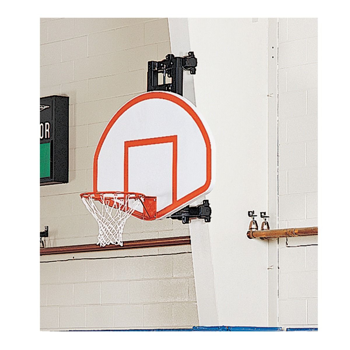 Porter Column Mounted Basketball Backstop