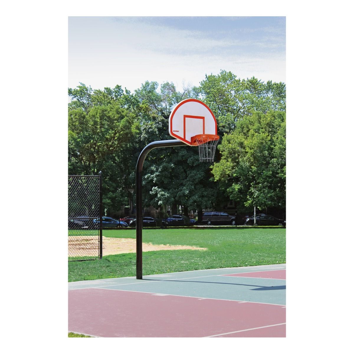 Gooseneck Basketball Systems with 6' Extension