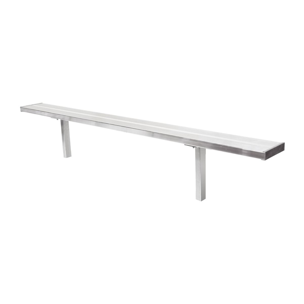 Gill Athletics Stationary Aluminum Bench 8'