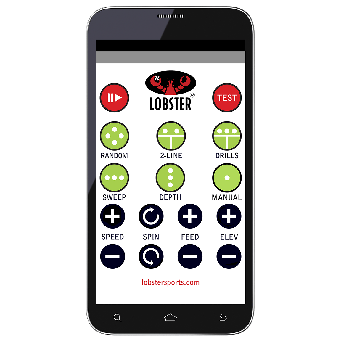 Lobster Sports Grand Remote For Android® - Pitch Pro Direct
