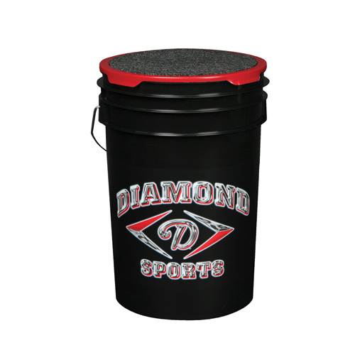 Athletic Connection Diamond Ball Bucket front view