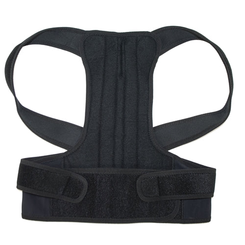 Back and Shoulders Posture Support Brace - Black - Extra Large Size