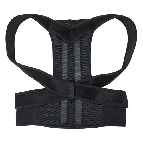Back and Shoulders Posture Support Brace - Black - Extra Large Size