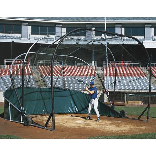 JayPro Grand Slam Portable Hitting Turtle Backstop For Baseball - Pitch Pro Direct