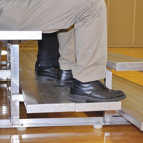 JayPro 4 Row 15' All Aluminum Standard Bleacher - Pitch Pro Direct