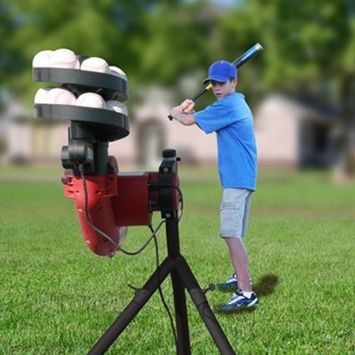 Heater Sports BaseHit Real Baseball Portable Pitching Machine - Pitch Pro Direct