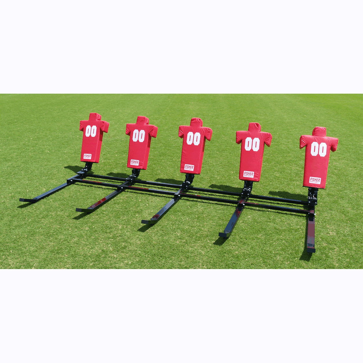 Fisher 5 Man Football Brute Blocking Sled - Pitch Pro Direct