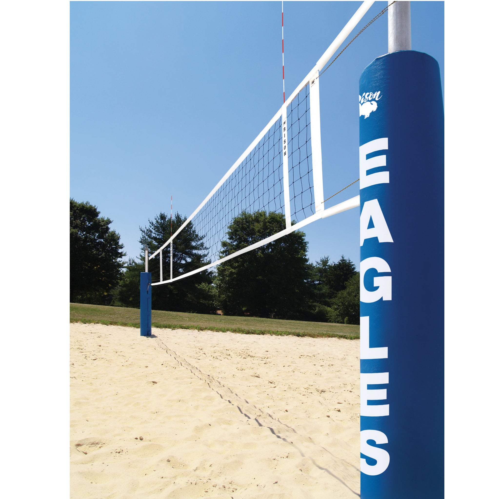 Bison Centerline Elite Beach Volleyball Double Court System
