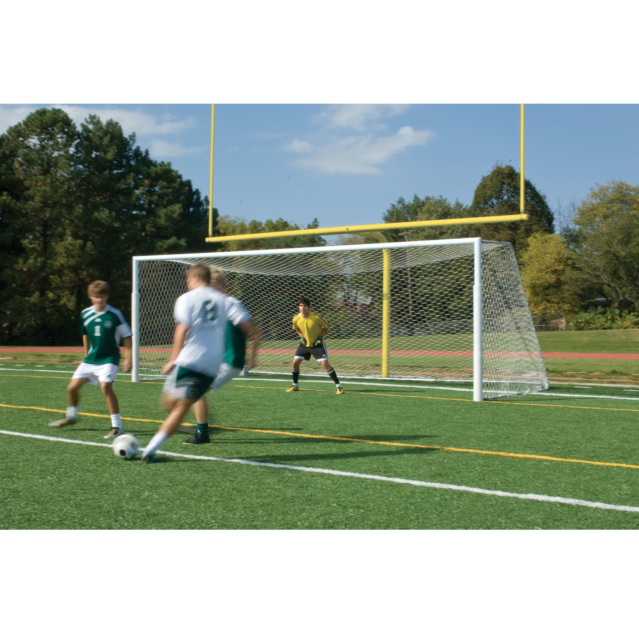 Bison Complete Football Goal Post and Soccer Goal Package - Pitch Pro Direct