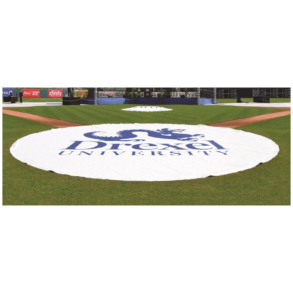 Cover Sports FieldSaver® Weighted Vinyl Rain Spot Covers - Pitch Pro Direct