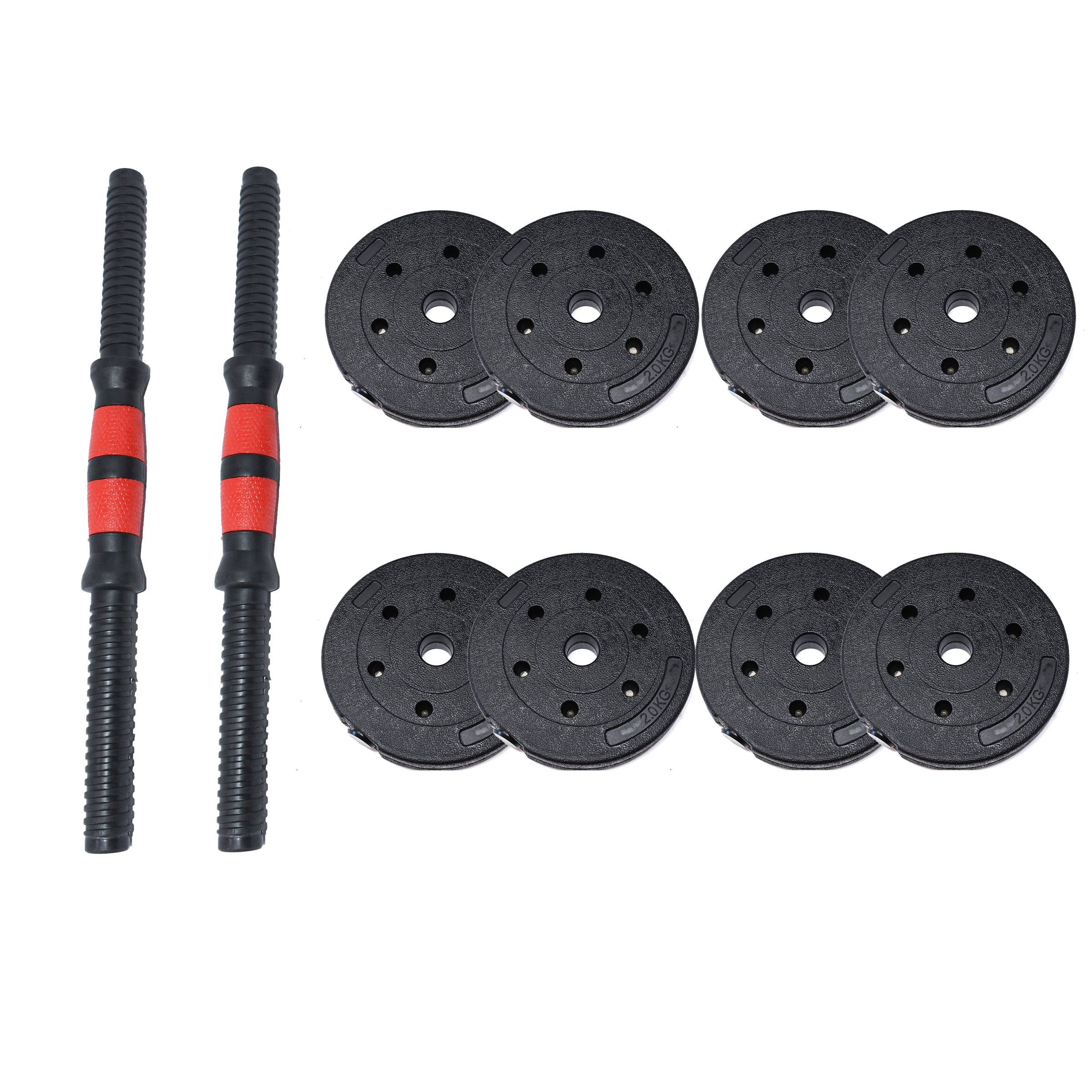 Adjustable Dumbbell Set for Home Gym Black