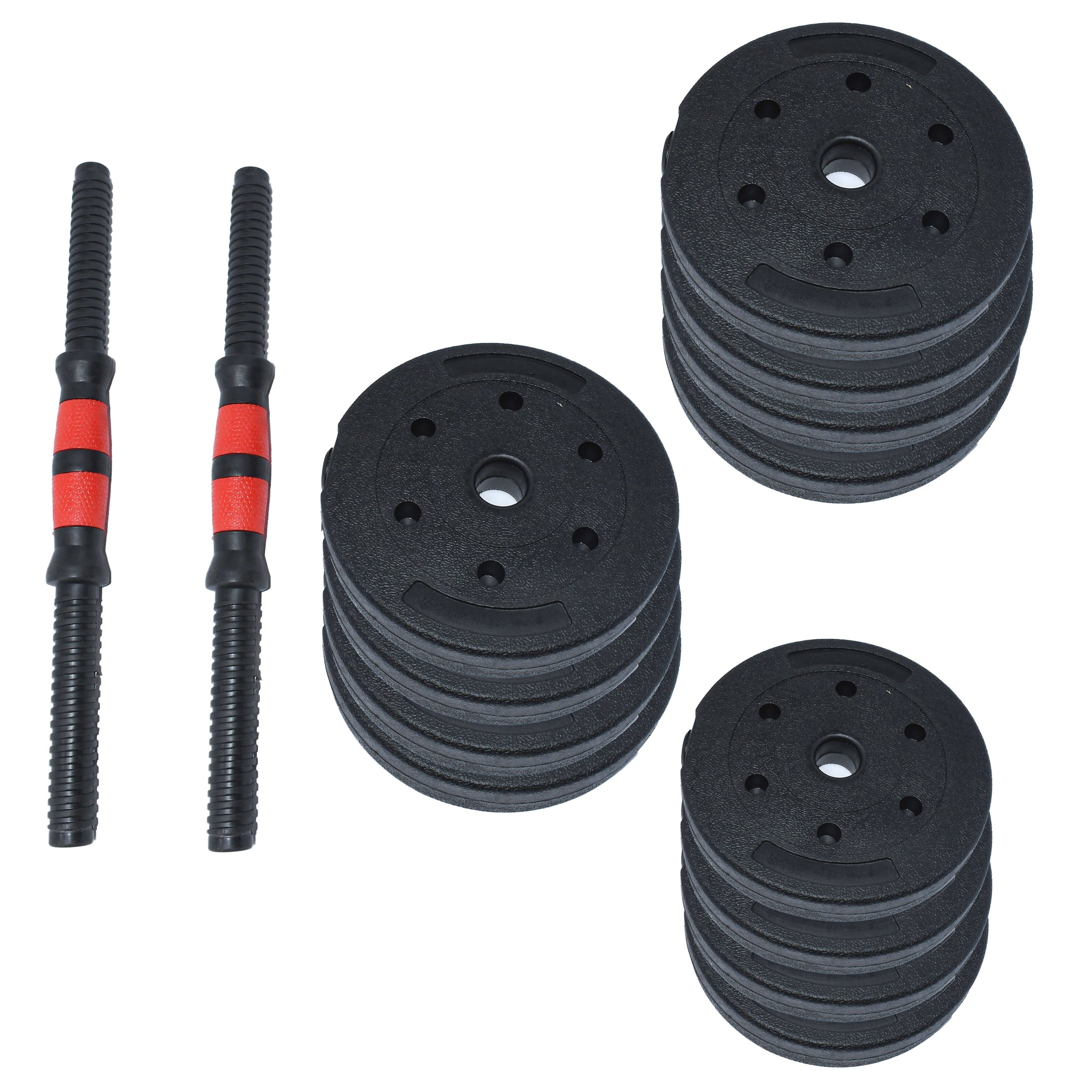 Adjustable Dumbbell Set for Home Gym Black