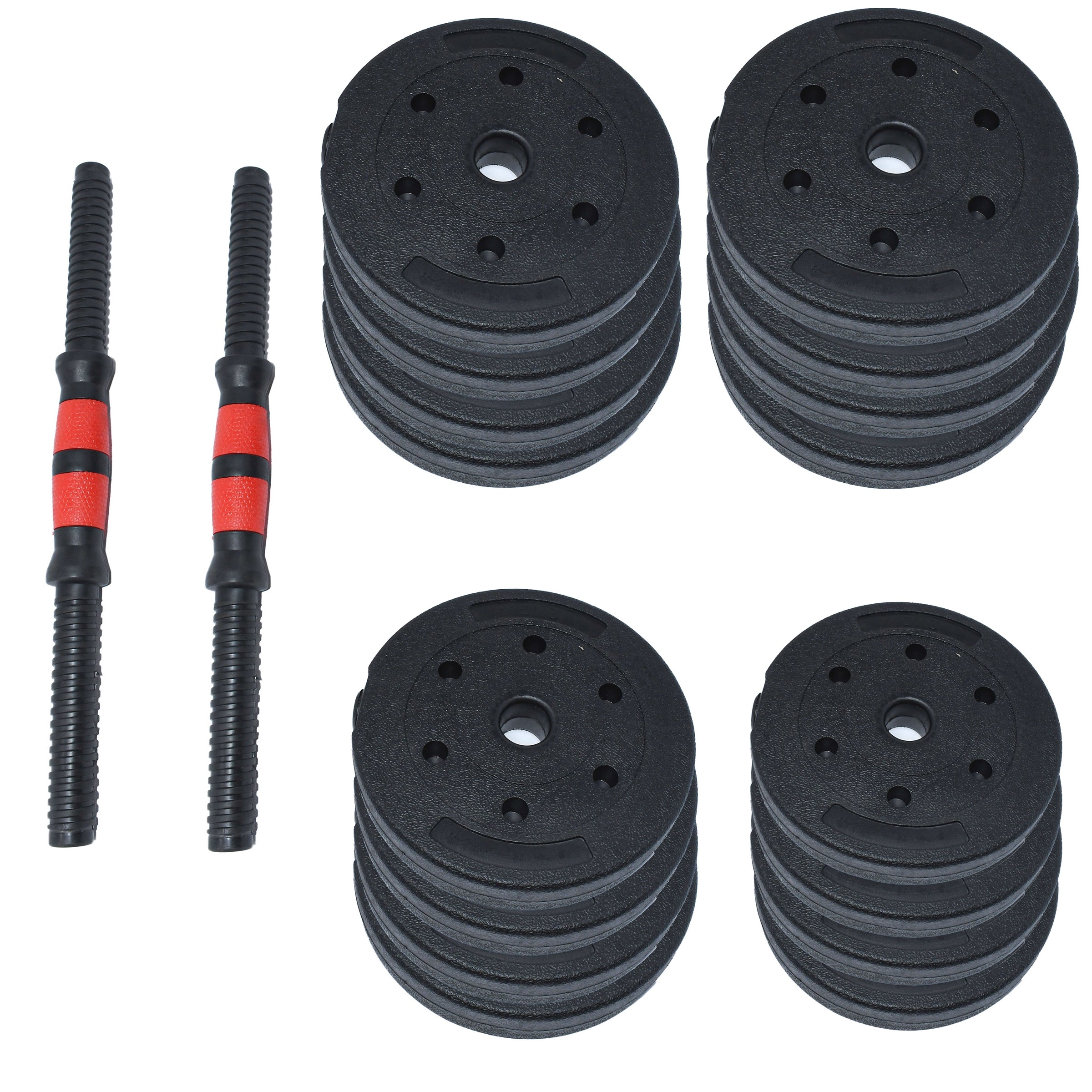 Adjustable Dumbbell Set for Home Gym Black