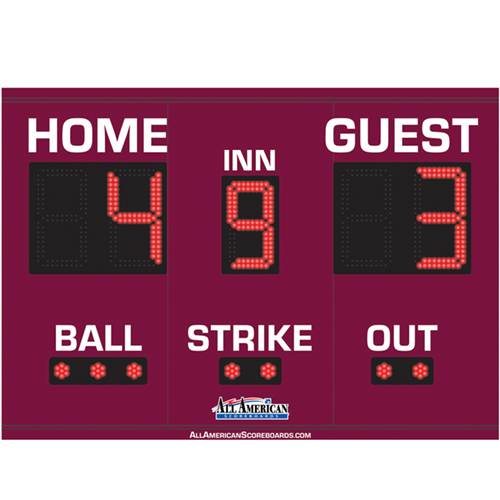 Everbrite Baseball Scoreboard 4 x 6