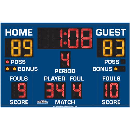 Everbrite Multi-Sport Scoreboard 5' x 8'