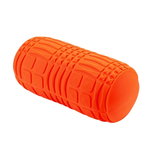 Grid Textured Massage Roller - 13.75 Inches Long - Orange