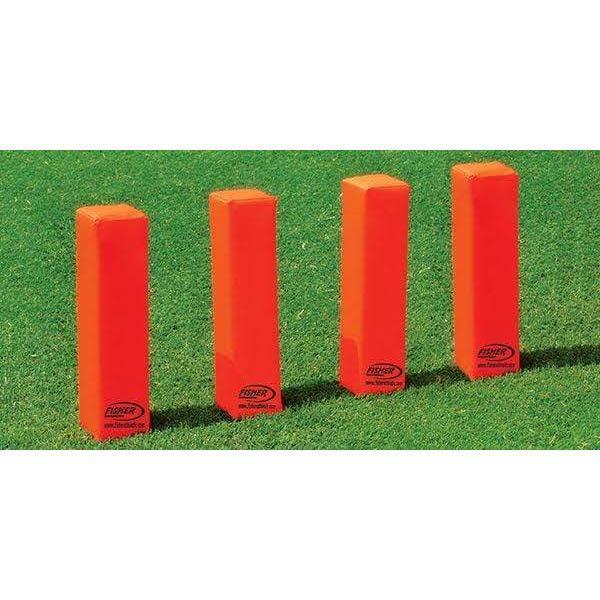 Fisher Athletic Stand Up Deluxe Football Endzone Pylons Set