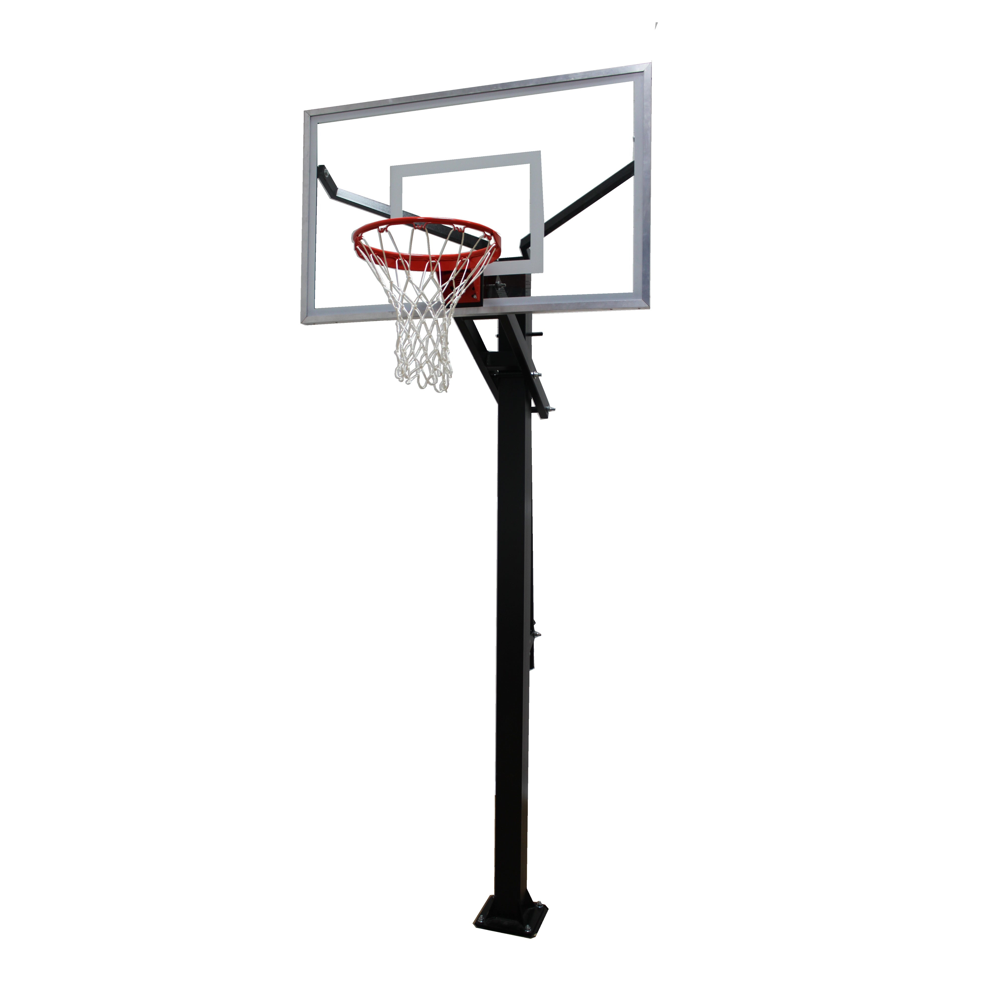 Gared Varsity Jam Adjustable Basketball Hoop with Glass Board