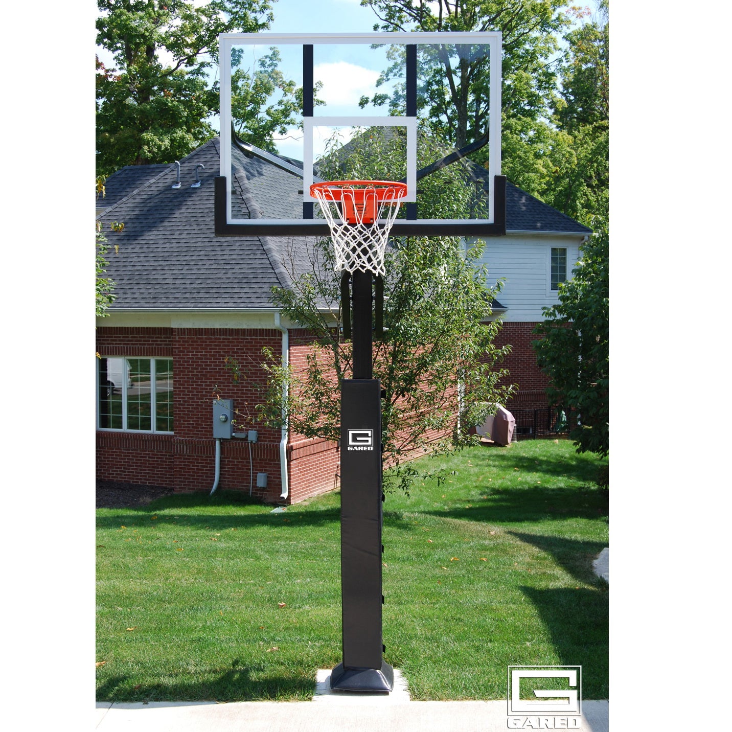 Gared Collegiate Jam Adjustable Basketball Hoop with Acrylic Board