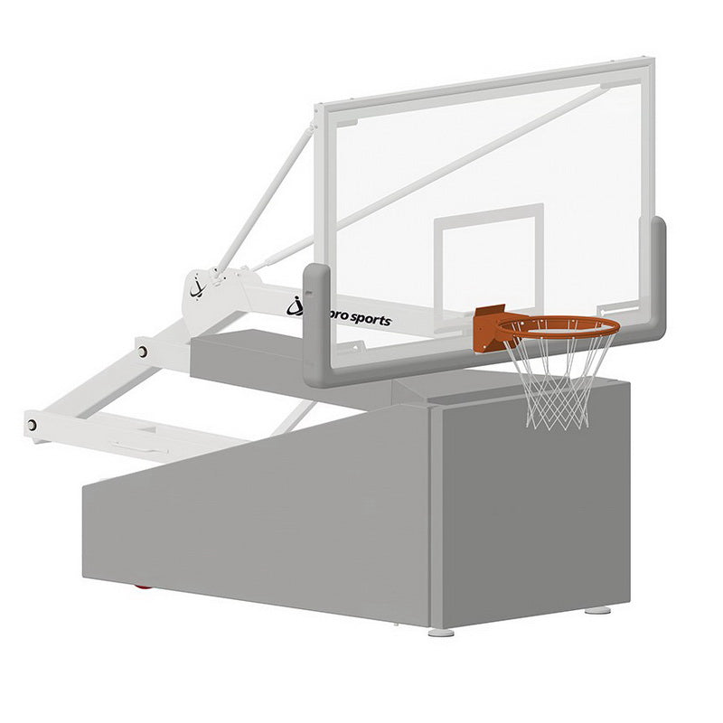 Jaypro Elite 6600 Basketball System folded