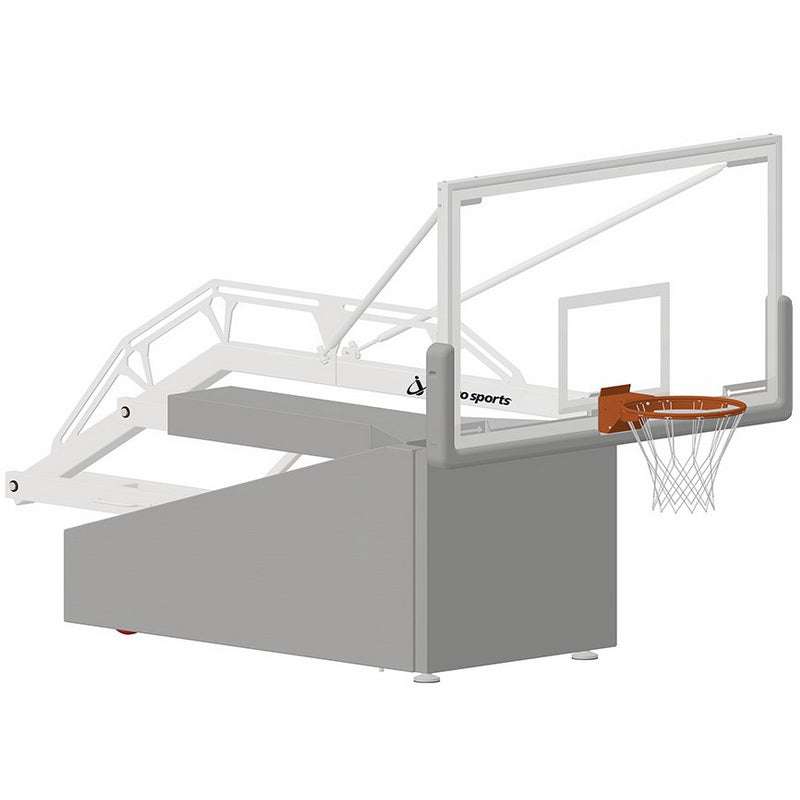 Jaypro Elite 9600 Basketball System folded