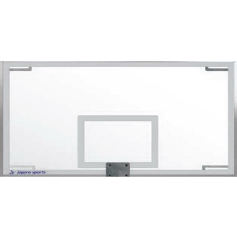 Jaypro Unbreakable Rectangular Glass Backboard (72"W x 42"H)