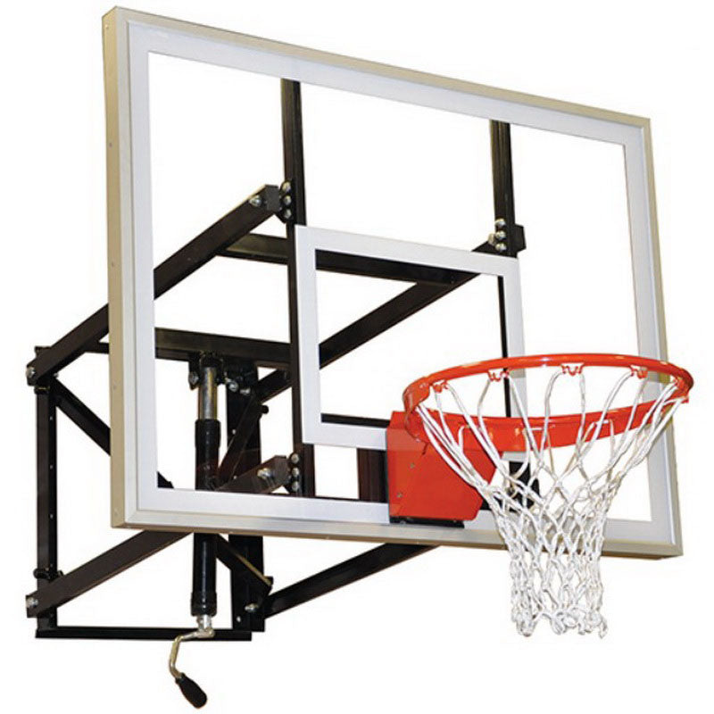 Jaypro Wall Mounted Adjustable Height Backstop System acrylic