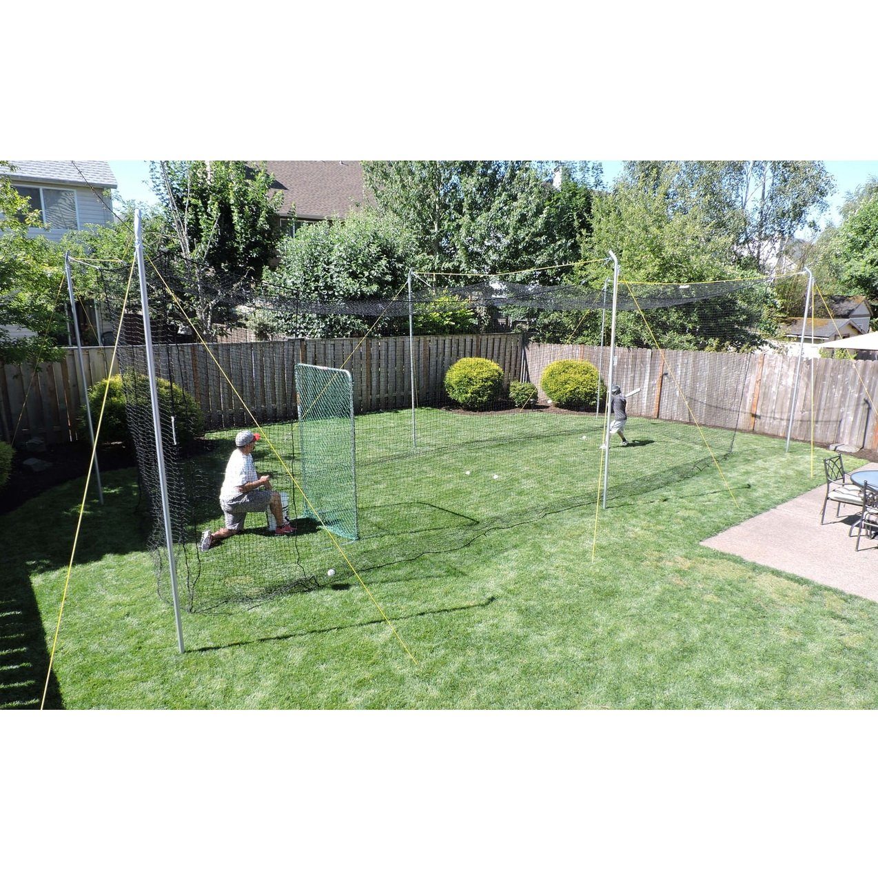 Jugs Hit at Home® Backyard Batting Cage #27 Polyethylene
