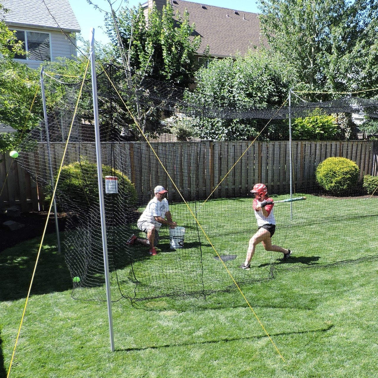 Jugs Hit at Home® Backyard Batting Cage #27 Polyethylene