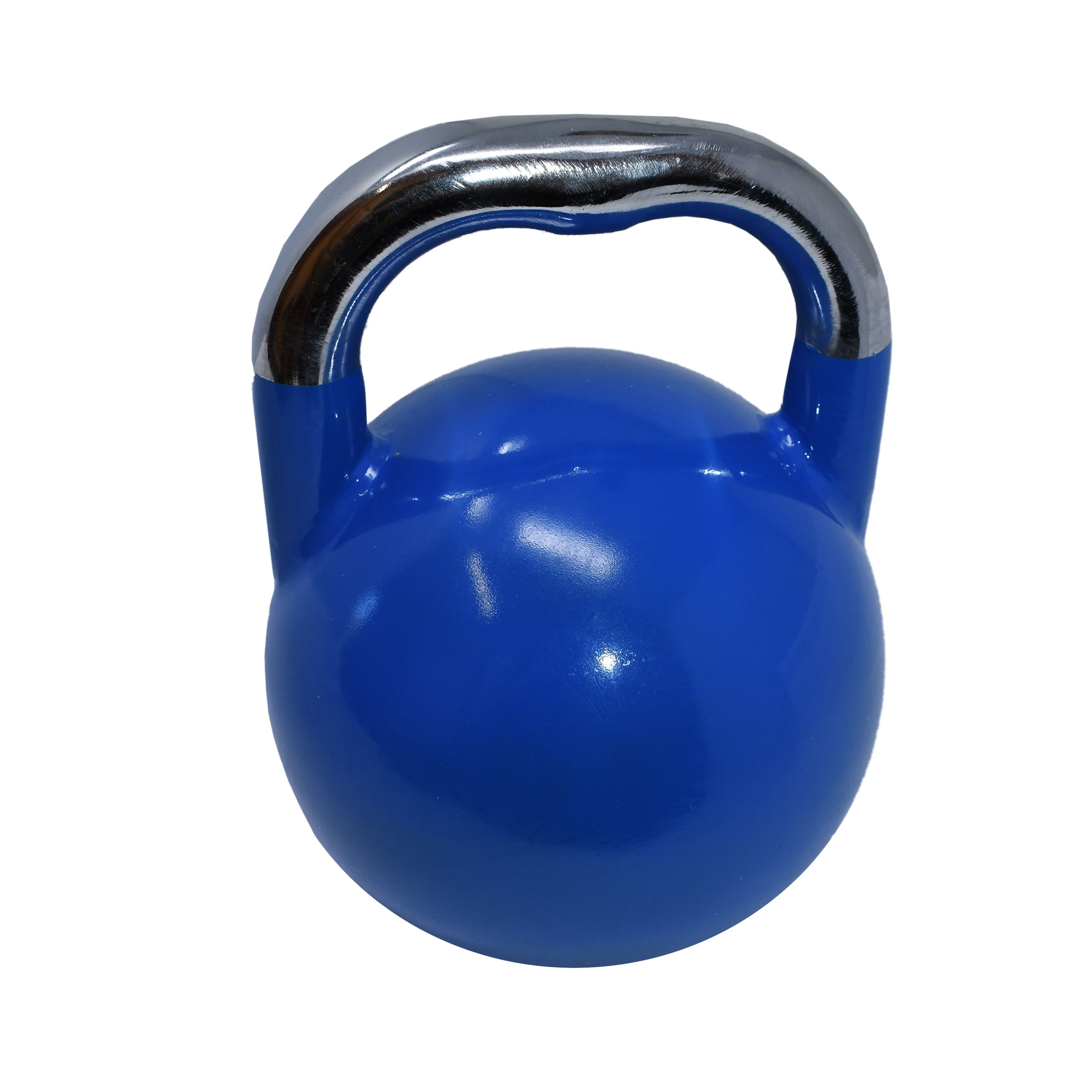 Premium Coated Steel Kettlebell - 22 lbs (10 kg) - Blue