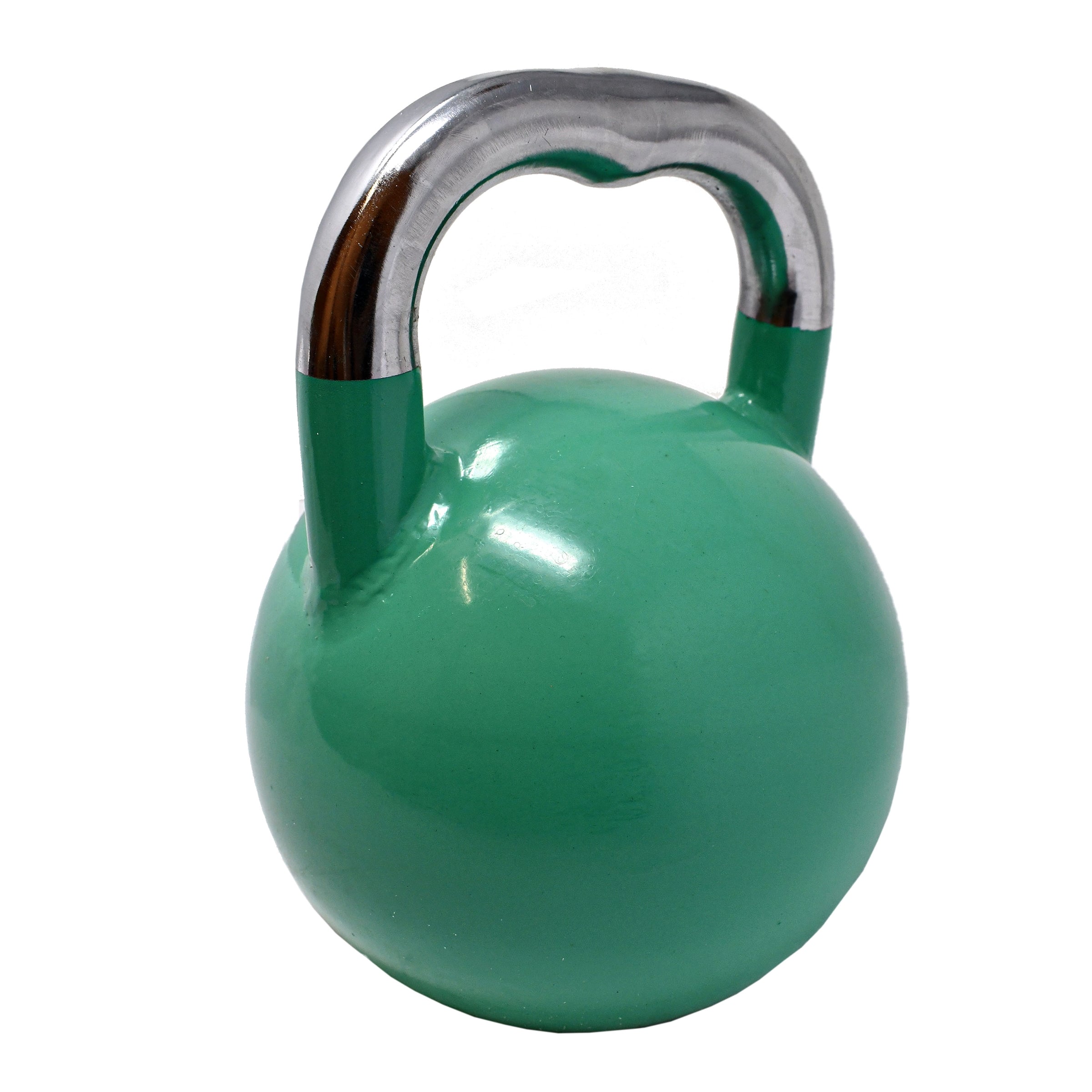Premium Coated Steel Kettlebell - 31 lbs (14 kg) - Green