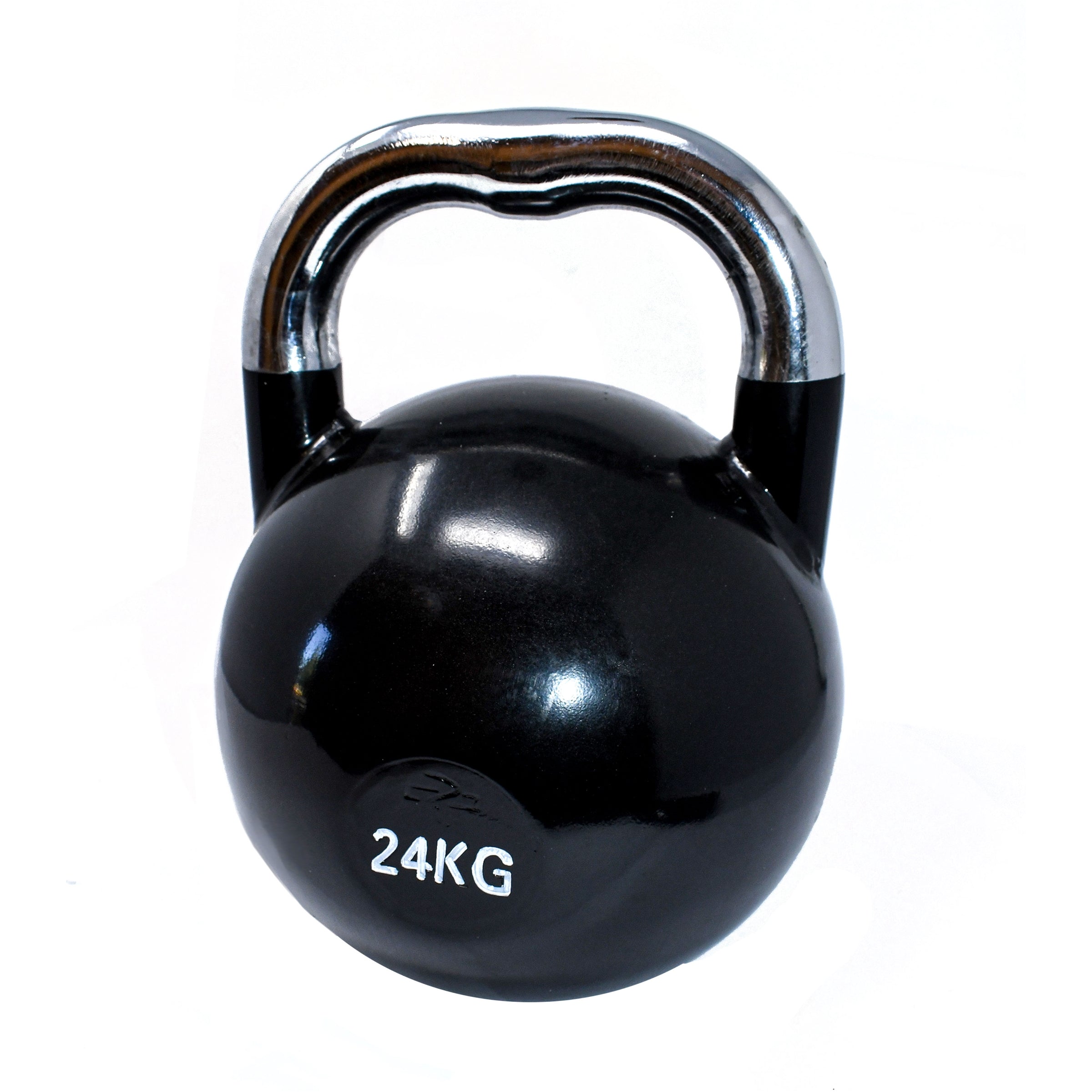 Premium Coated Steel Kettlebell - 53 lbs (24 kg) - Black