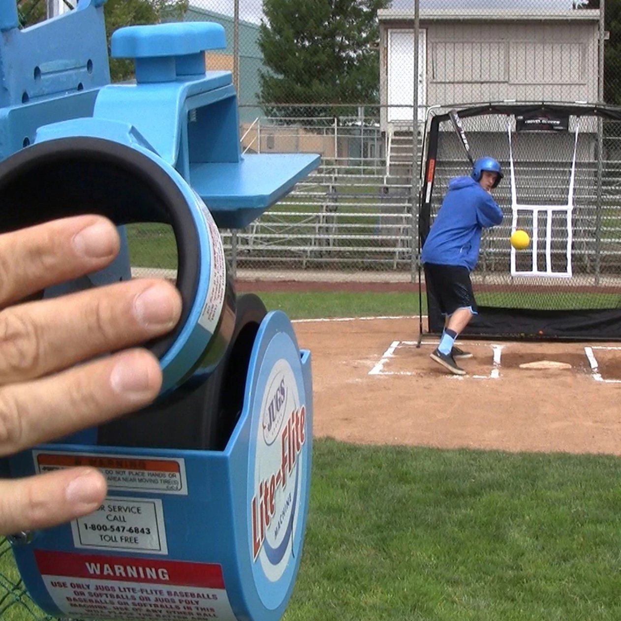 Jugs Lite-Flite® Pitching Machine for Baseball and Softball