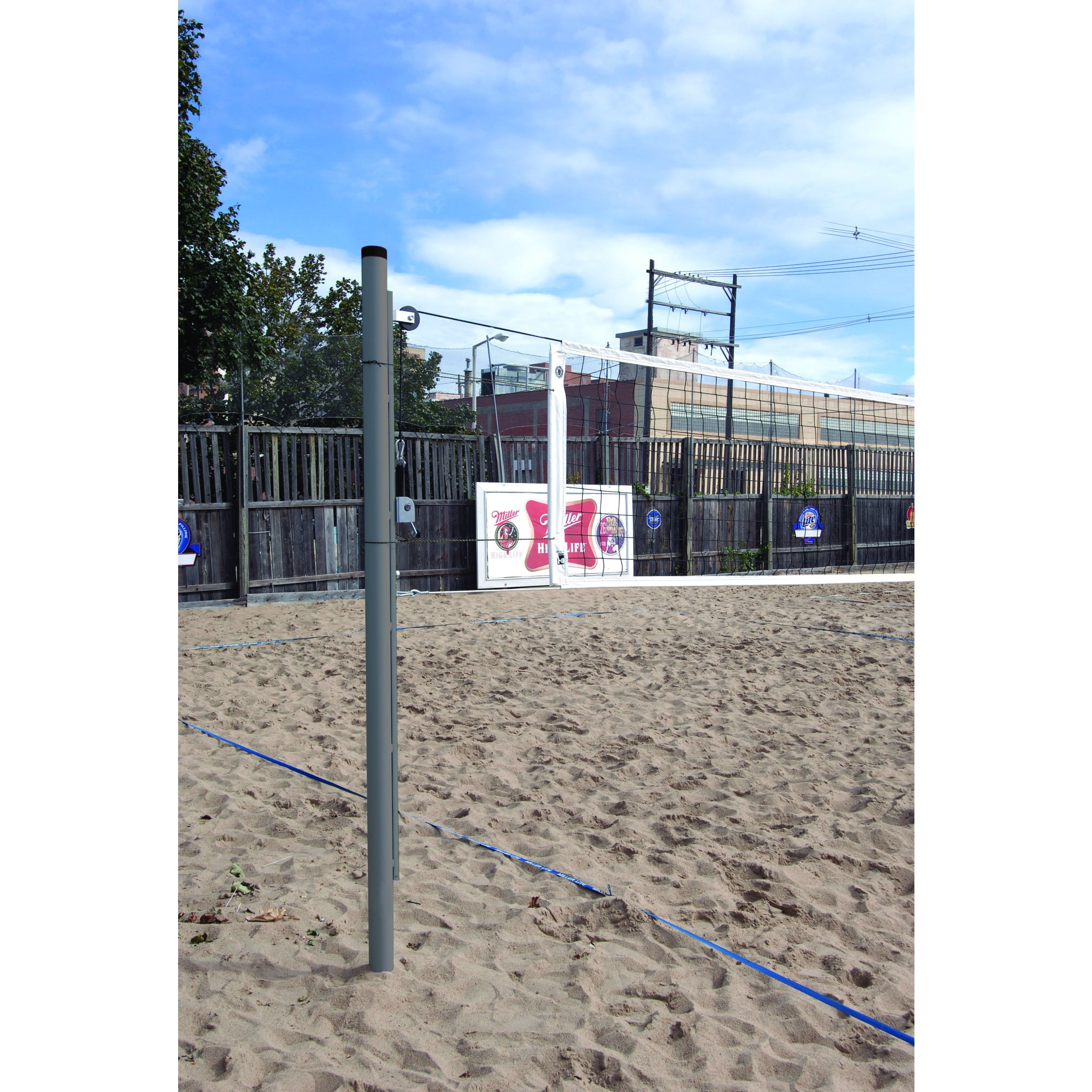 Bison Match Point Competition Outdoor Volleyball System without Padding