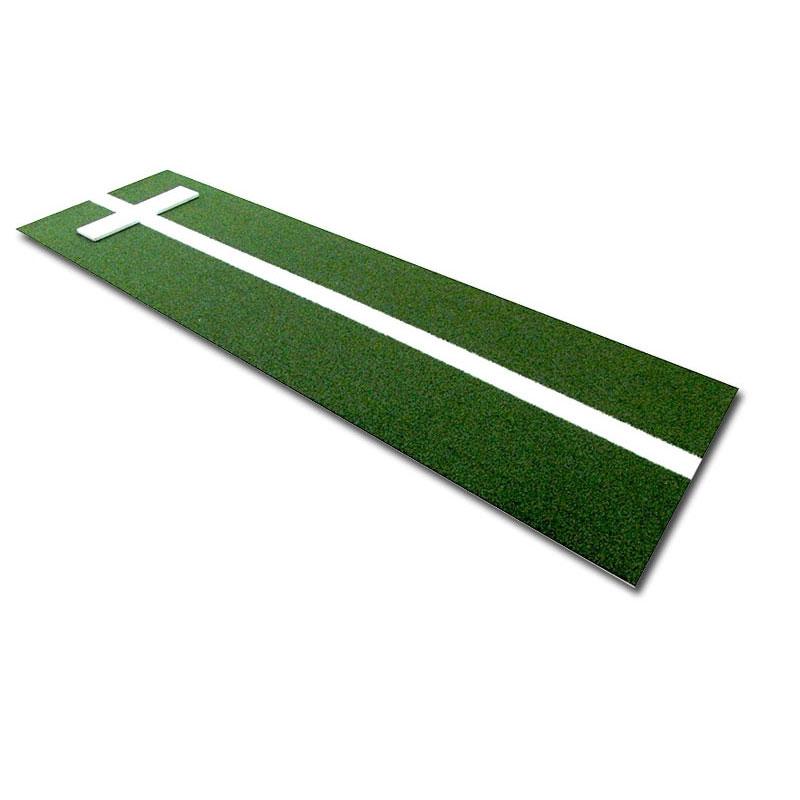 Cimarron 3'x11' Softball Pitcher's Mat with Power Stripe Green