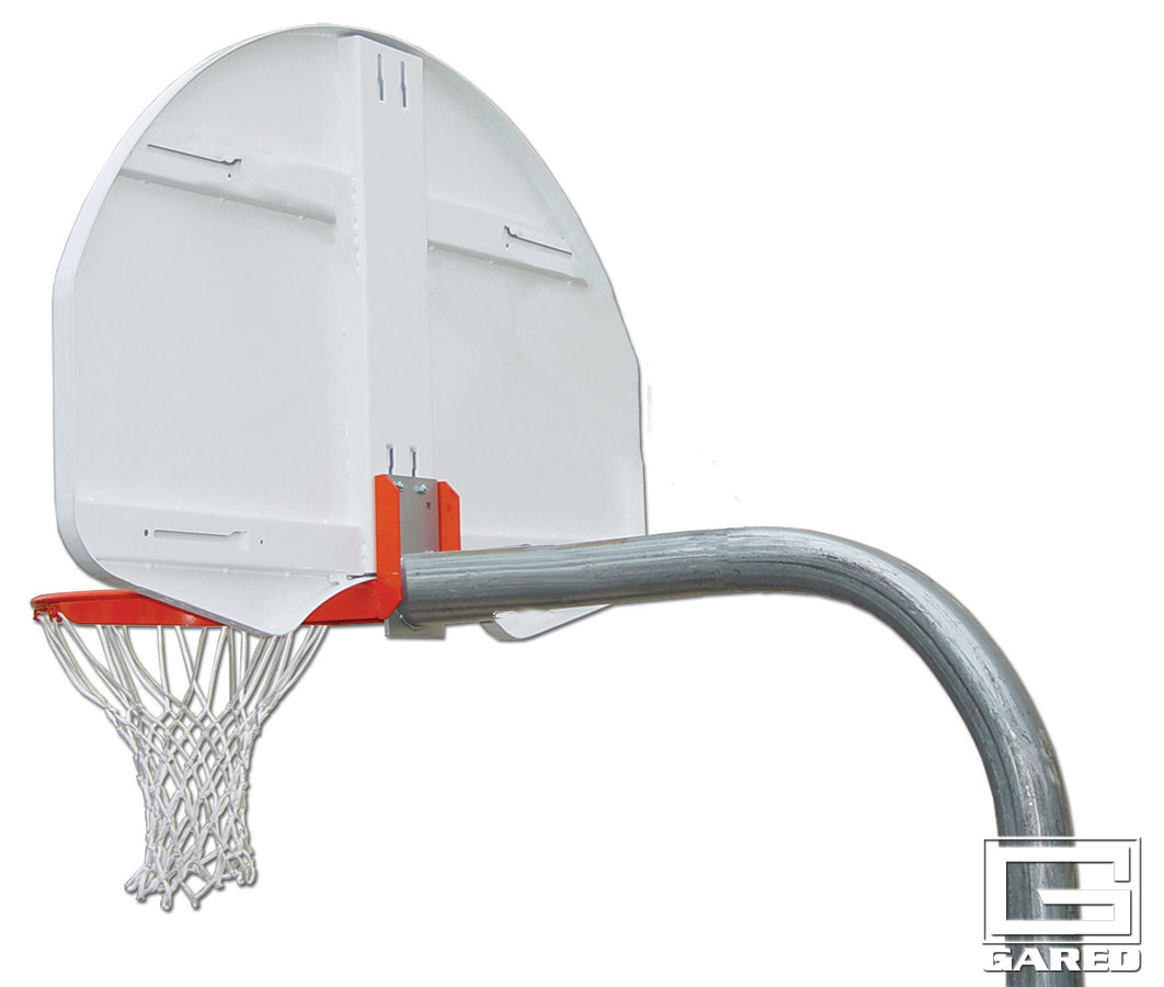 Gared Economy 3-1/2" O.D. Unbraced Rear-Mount Gooseneck Basketball Package