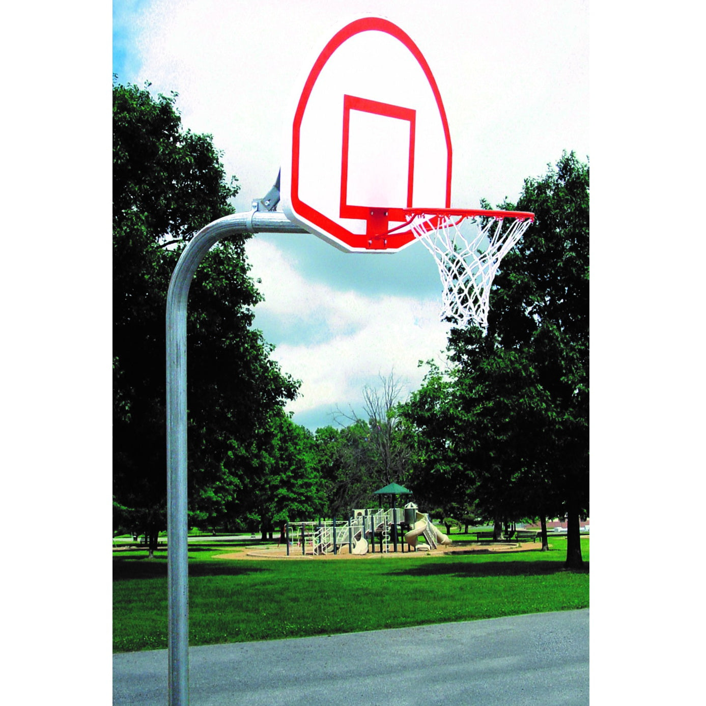 Gared Economy 3-1/2" O.D. Gooseneck Basketball Package