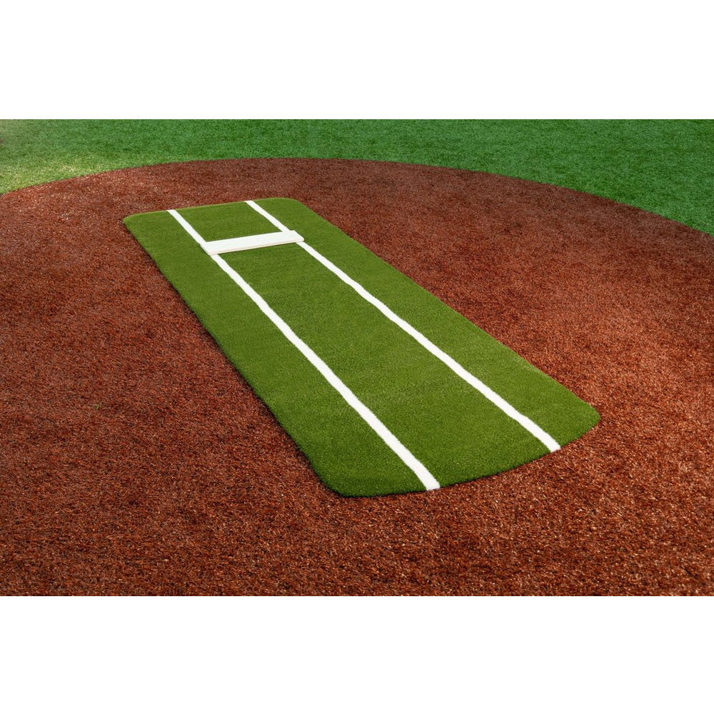 Portolite Pro Spiked Long Softball Mat - Lined