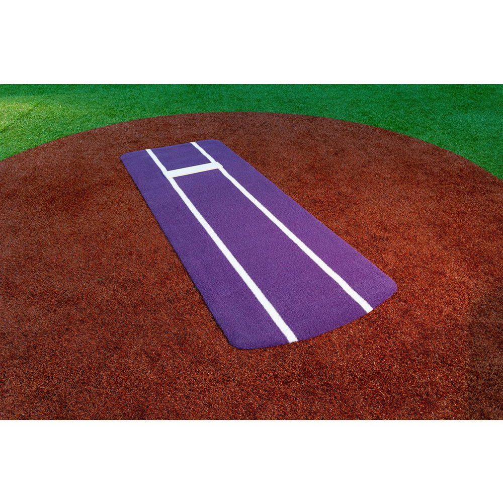 Portolite Pro Spiked Long Softball Mat - Lined