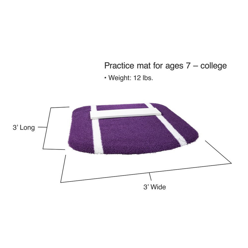 Portolite Spiked Short Softball Mat