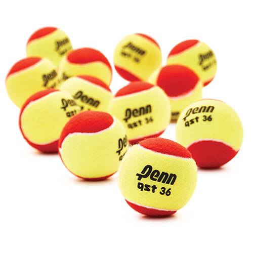 Penn QST 36 Felt Tennis Balls - Dozen Pack