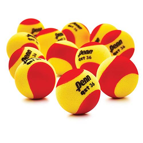 Penn QST 36 Foam Tennis Ball - Dozen Pack