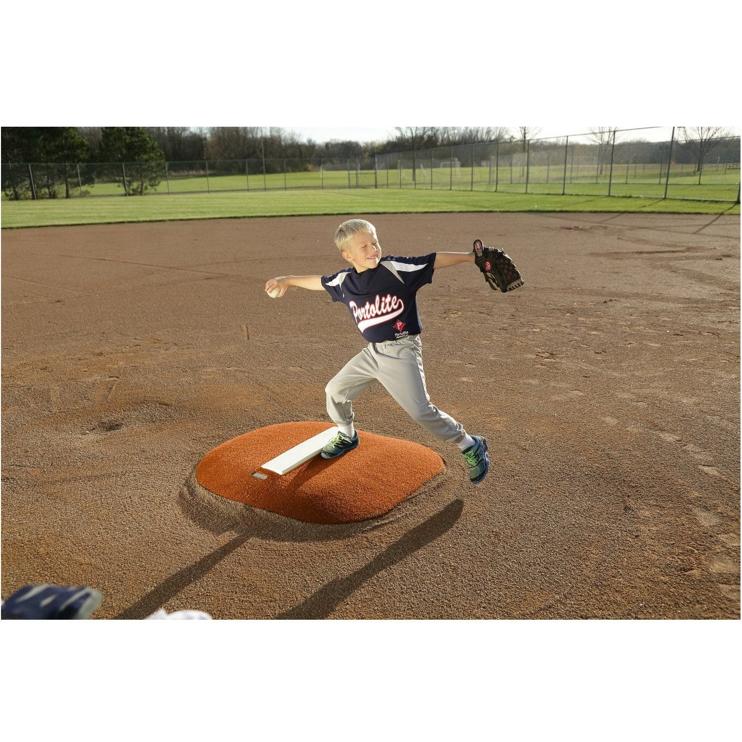 PortoLite 4" Portable Little League Baseball Pitching Mound