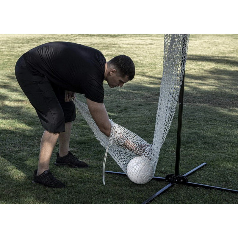 Powernet Volleyball Setter Trainer Net with a ball inside