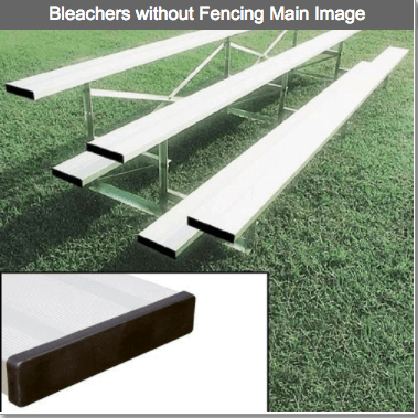 2-3 Row Aluminum Bleachers - Pitch Pro Direct