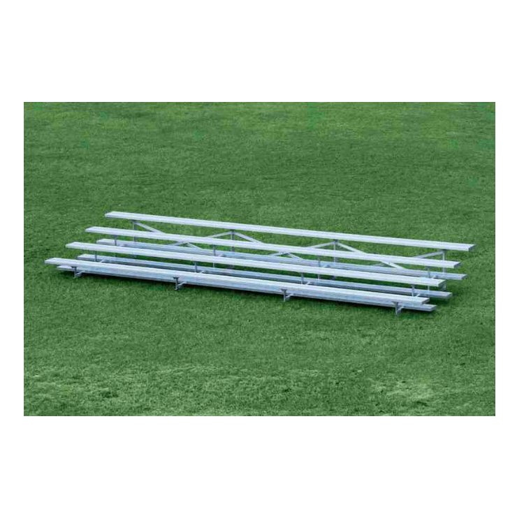 4 Row Low Rise Aluminum Bleachers - Pitch Pro Direct