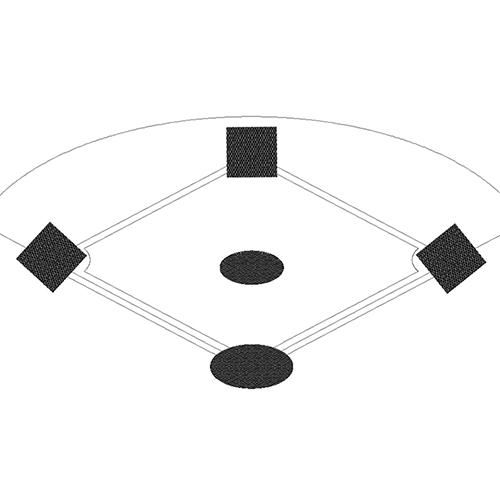 Baseball Field Cover - Home Plate - Pitch Pro Direct